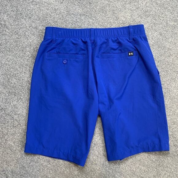 Under Armour Shorts Mens 34 Ocean Blue 10 in Inseam Lightweight Performance Golf - Picture 7 of 9
